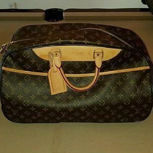 Louis Vuitton monogram Eole 50 rolling duffle bag